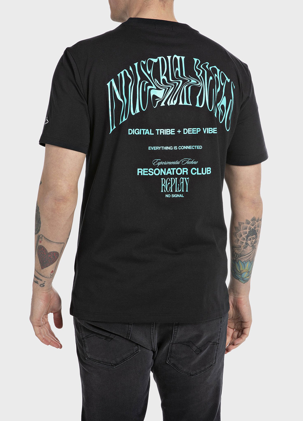 Черная футболка Replay