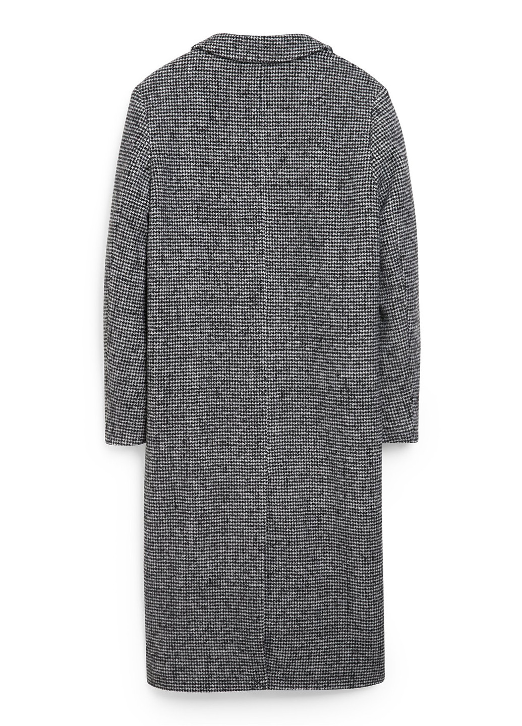 Черно-белое демисезонное Пальто однобортное C&A