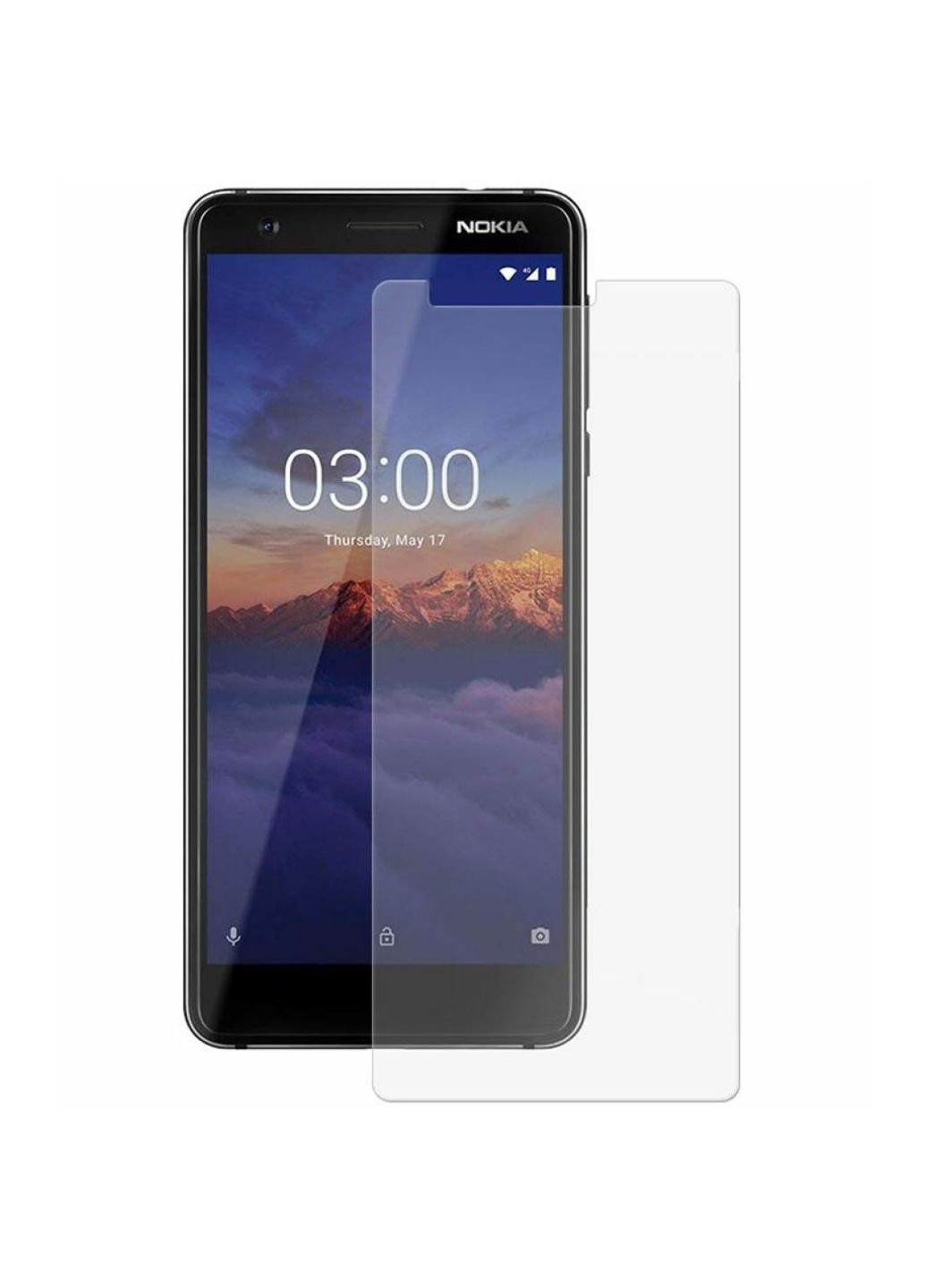 Стекло защитное Nokia 3.1 (GL605255) PowerPlant (249596477)