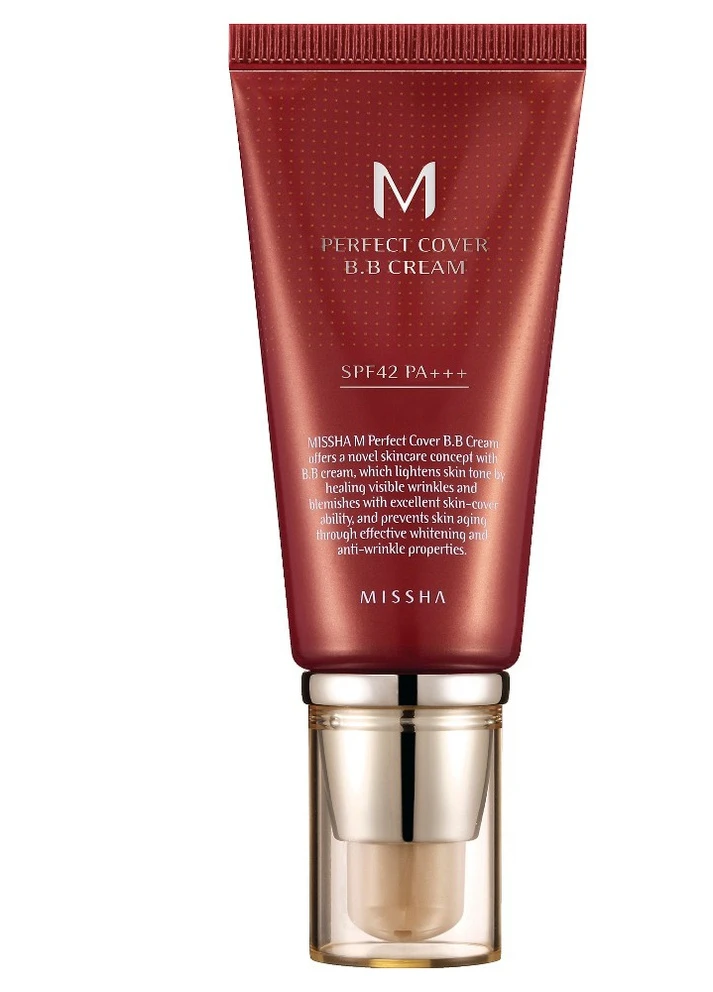 MISSHA ББ крем світло-бежевий SPF42 / PA +++ №21, 50 мл — Крем, Південна Корея (248673584)