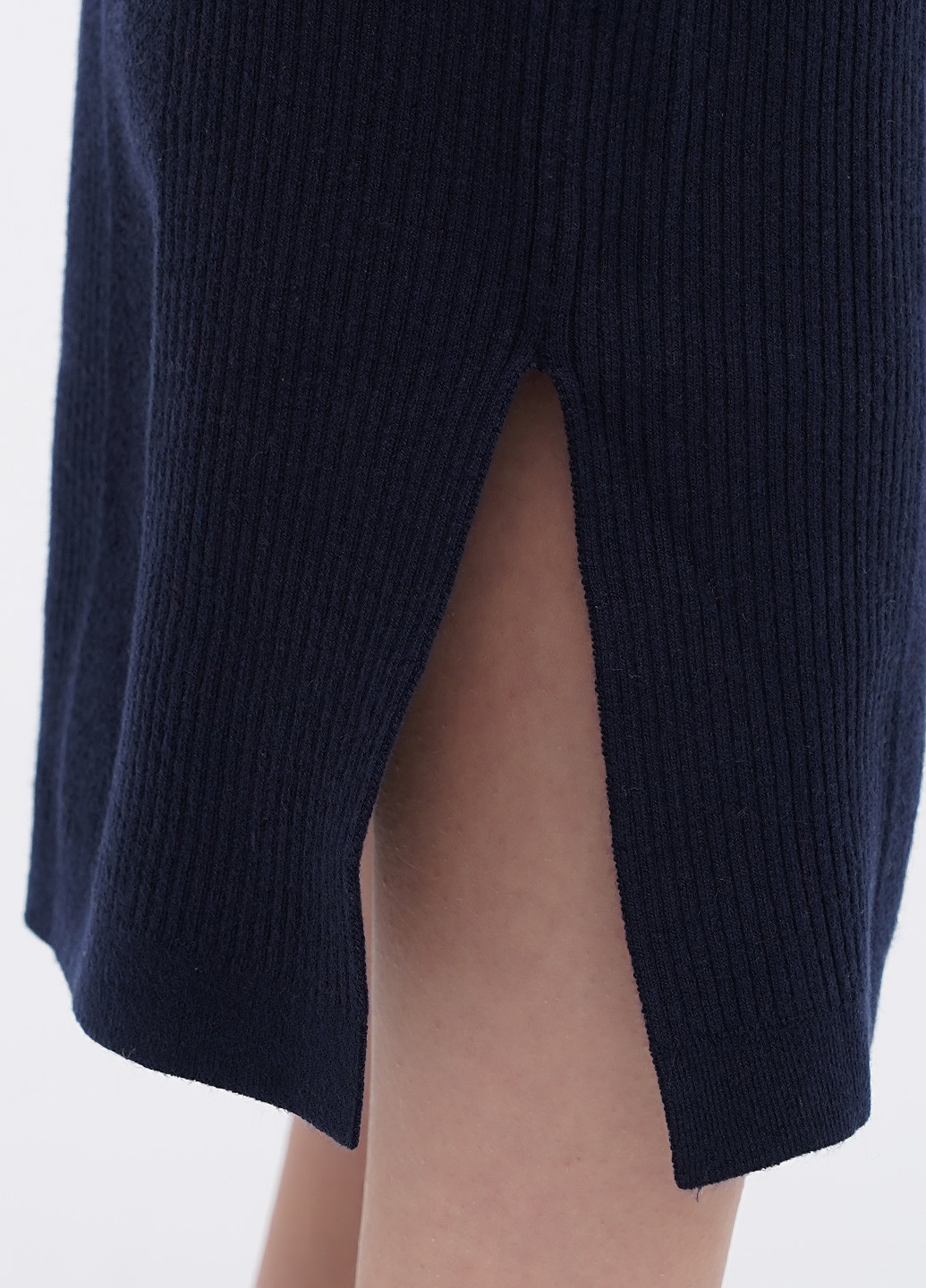 Темно-синее кэжуал платье силуэтная J.Crew однотонное