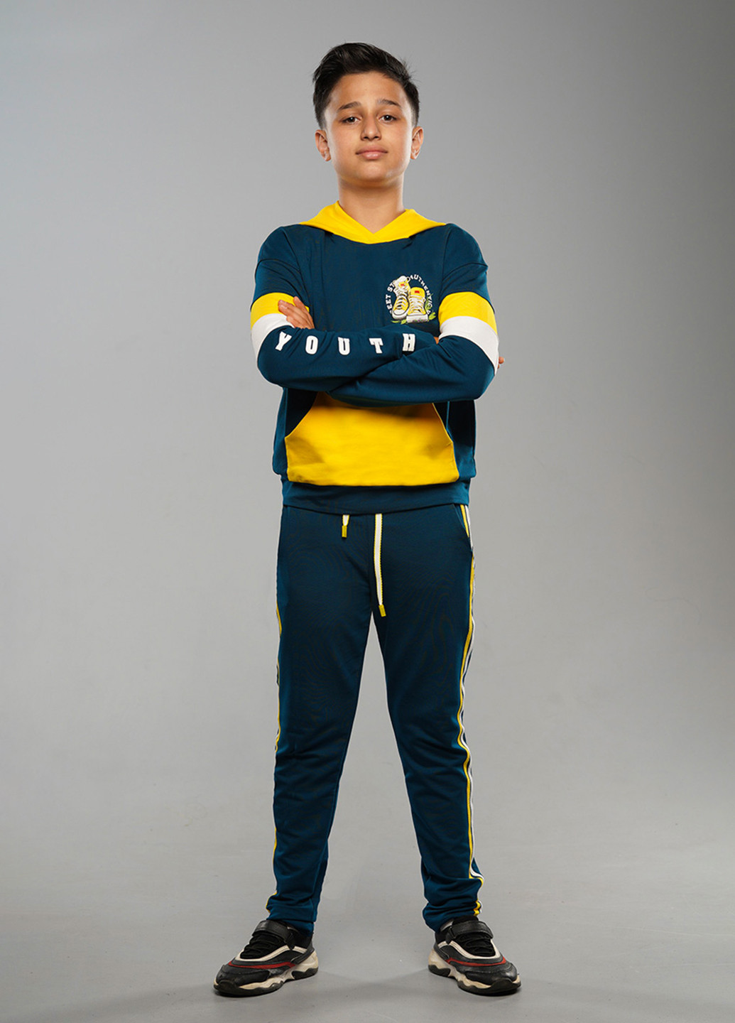 Морський хвилі демісезонний спортивний костюм з малюнком Sinthia (192445516)