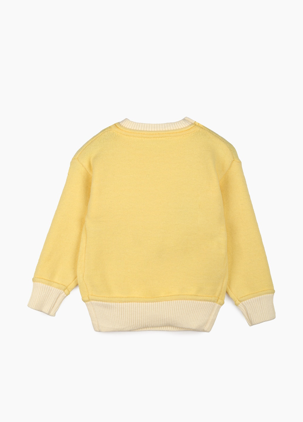 Желтый зимний свитер No Brand