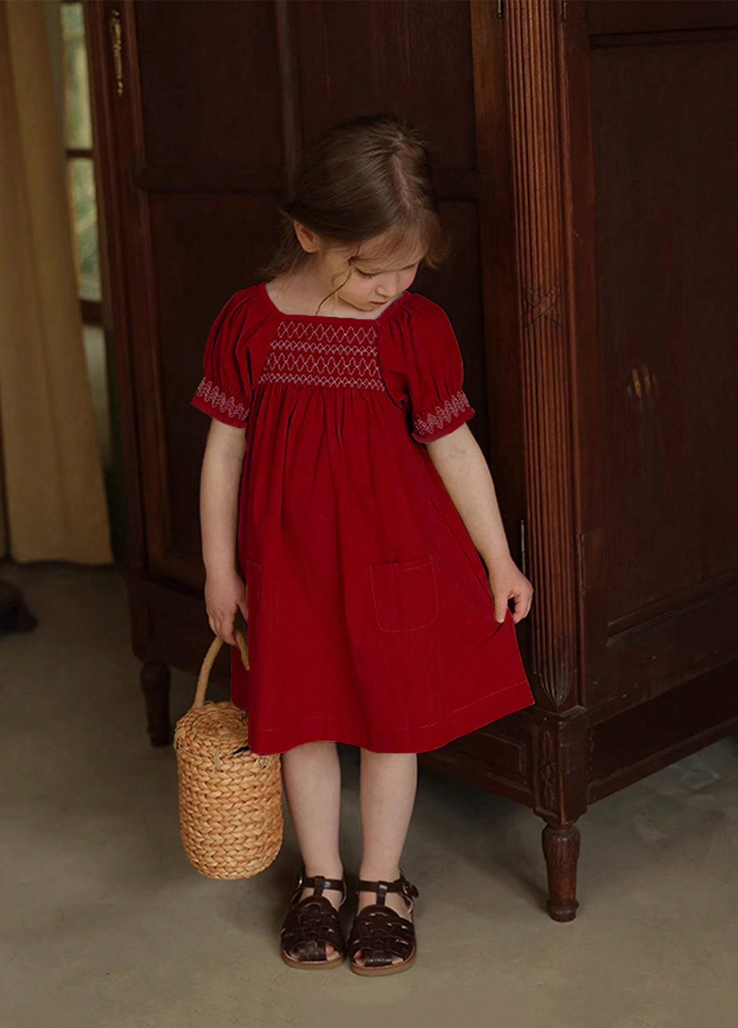 Красное платье SHEIN (331624230)