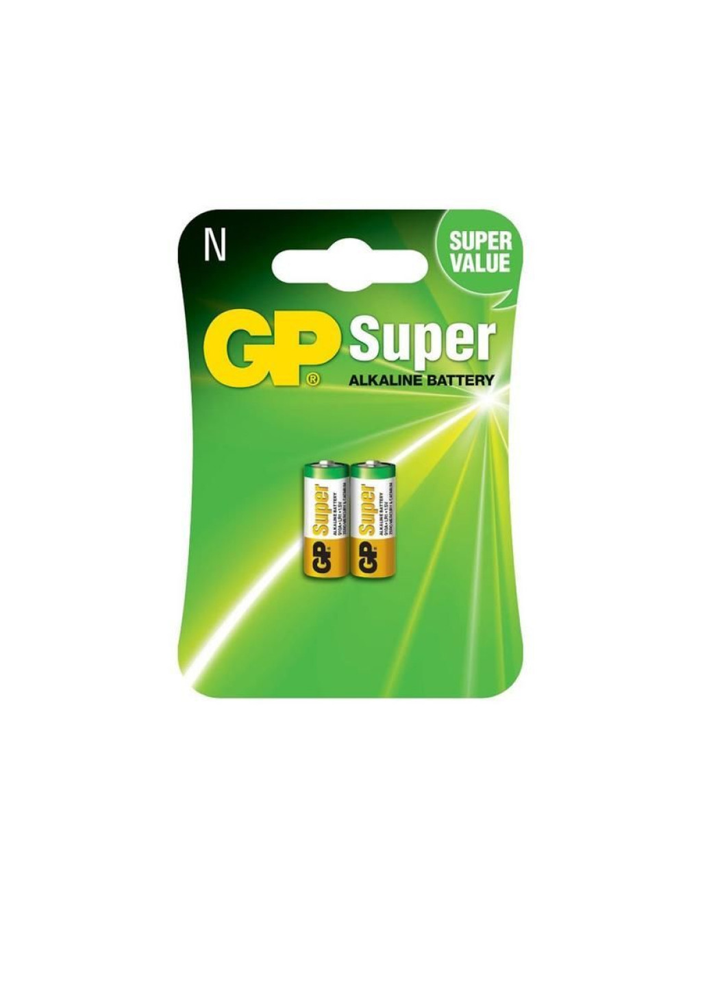 Батарейка Super alkaline LR1 (2 штуки) GP (252032752)
