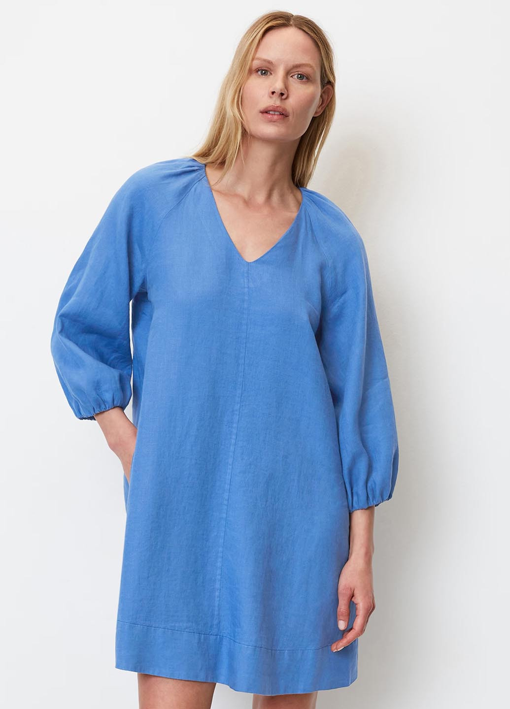 Синее кэжуал платье Marc O'Polo однотонное