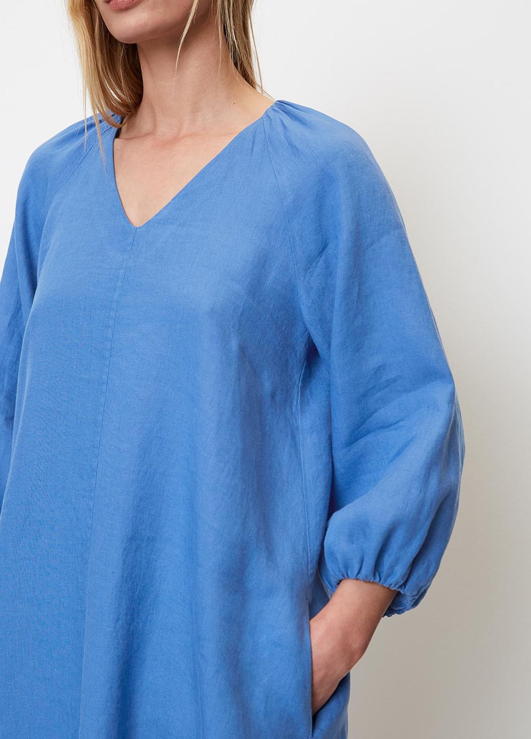 Синее кэжуал платье Marc O'Polo однотонное