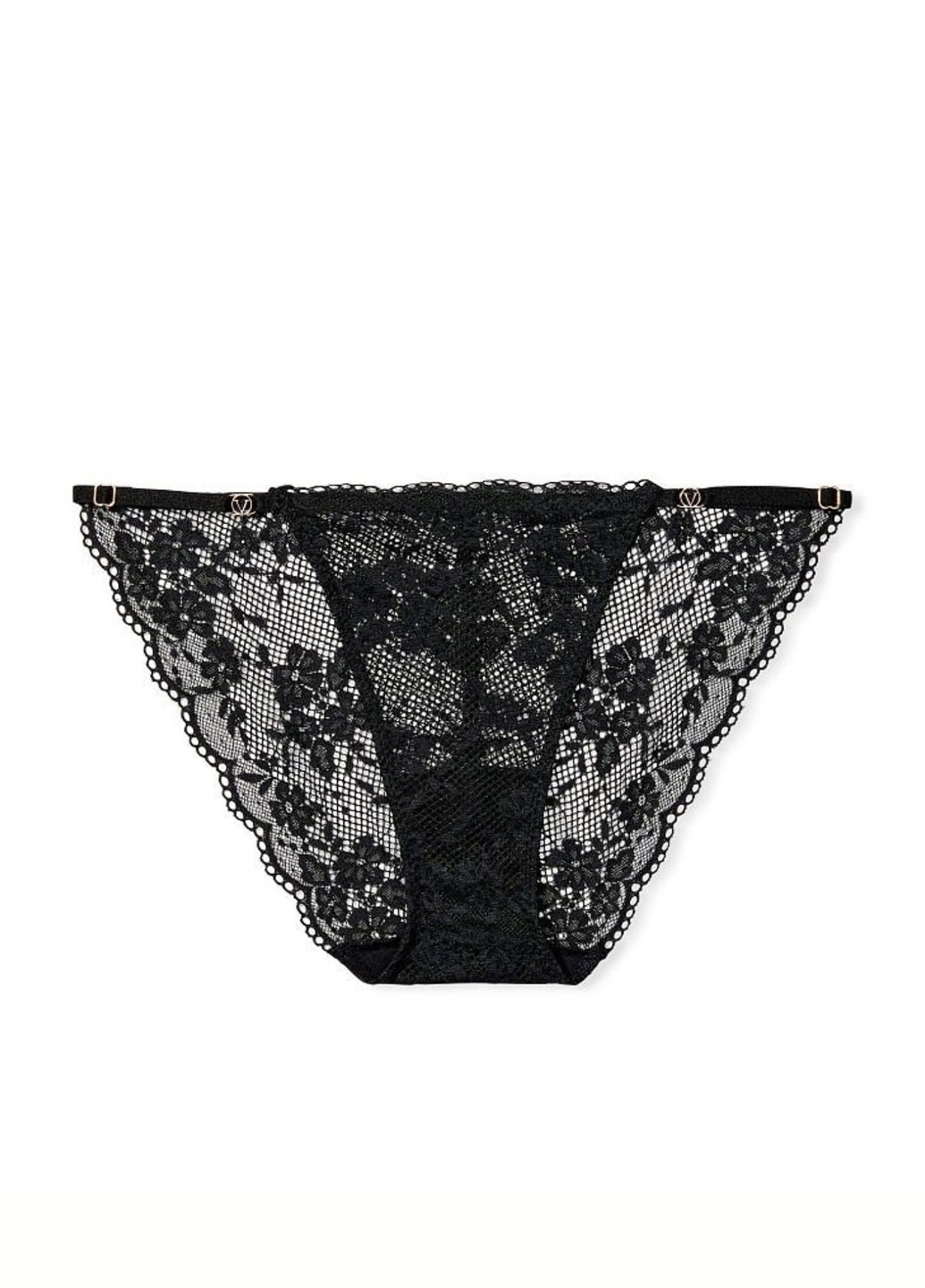 Чорний демісезонний комплект (бюстгальтер, трусики) Victoria's Secret