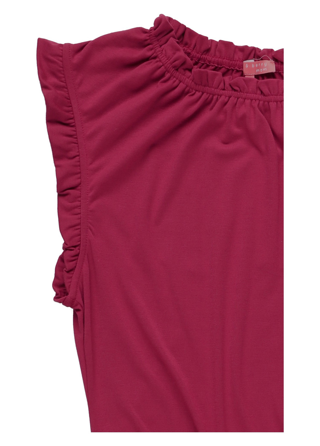 Бордова кежуал сукня MINT&BERRY однотонна