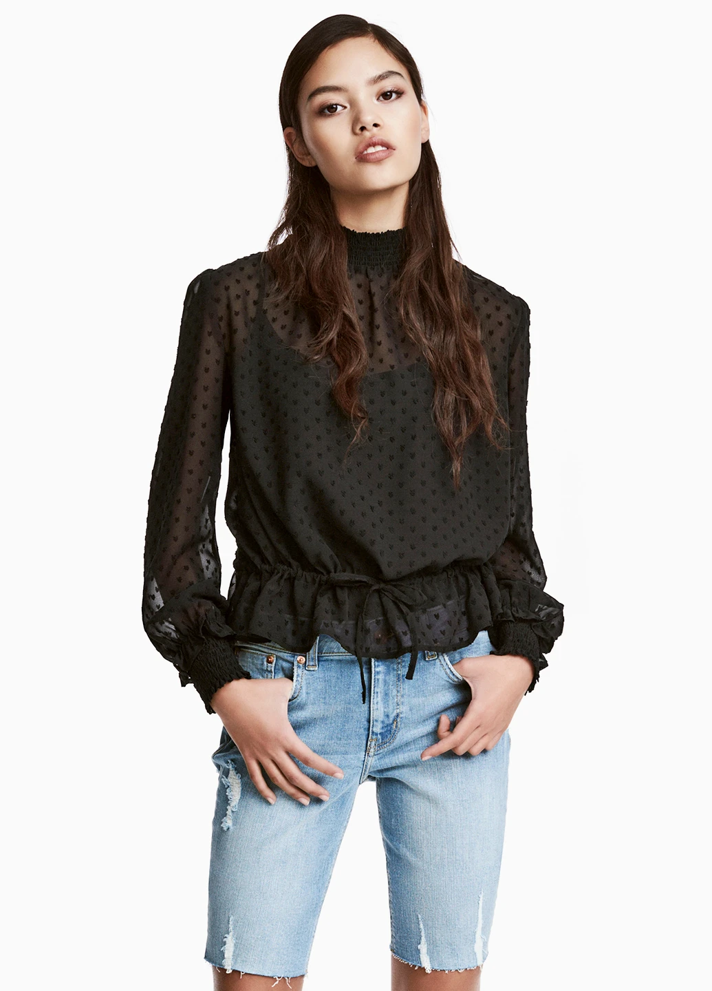 Чорна блуза H&M