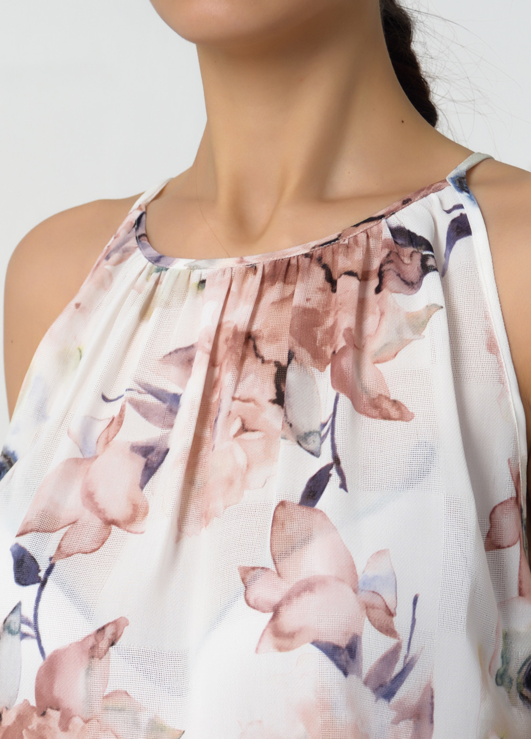 Пудровый летний комплект (блуза, юбка) Iren Klairie