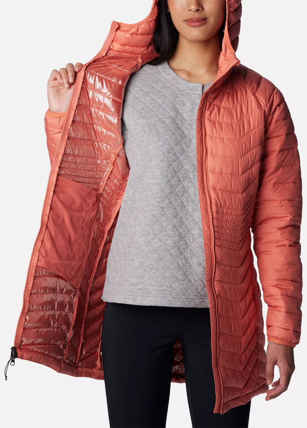 Світло-оранжева демісезонна куртка Columbia