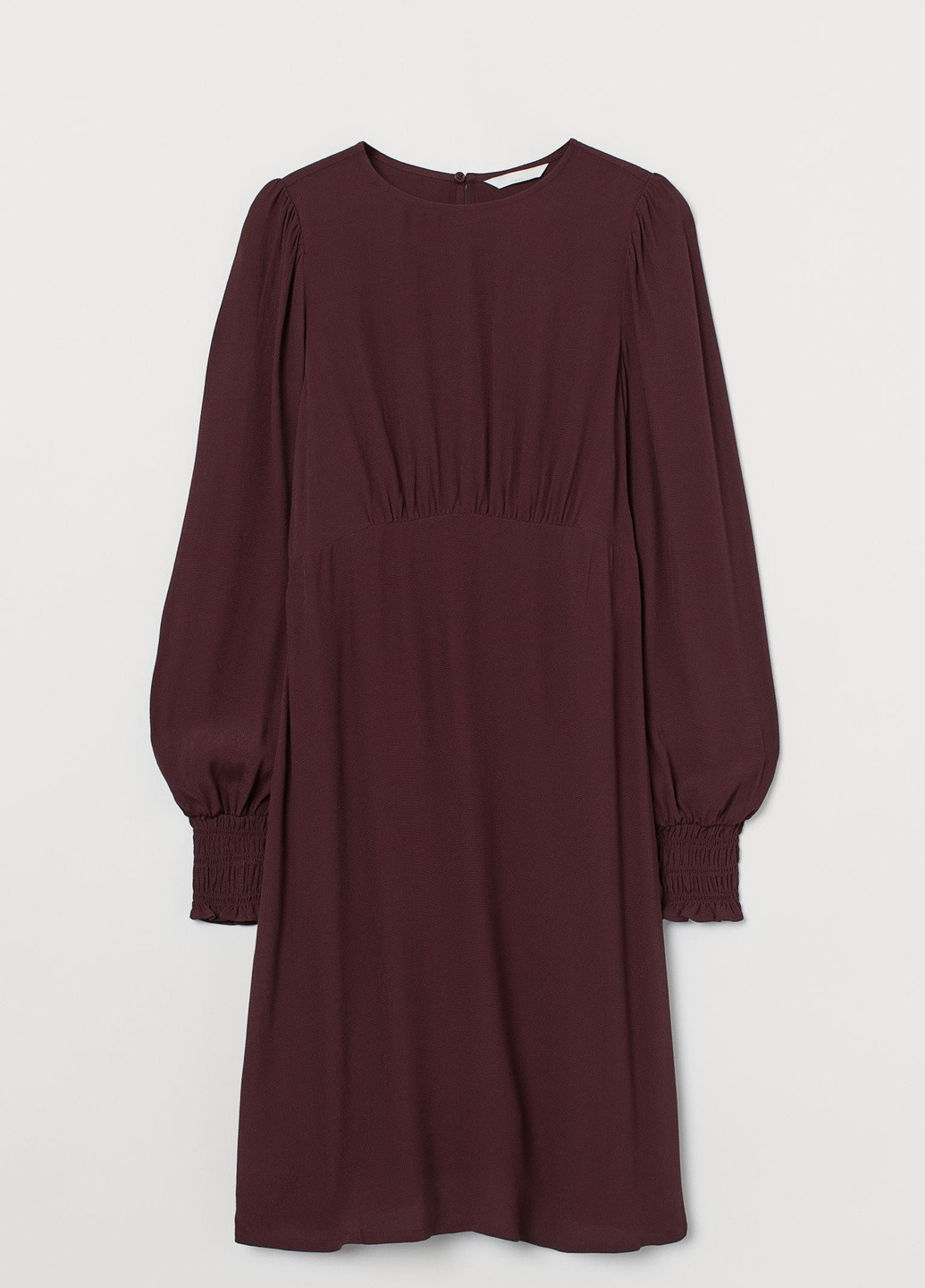 Бордовое кэжуал платье для беременных H&M однотонное
