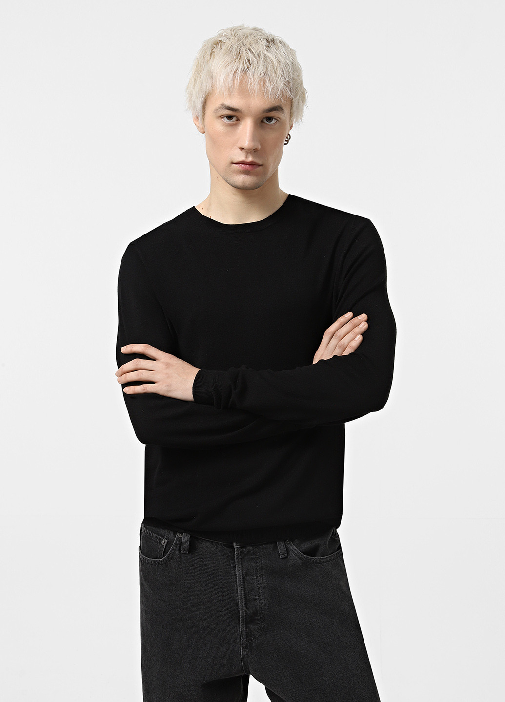 Черный демисезонный джемпер джемпер Piazza Italia