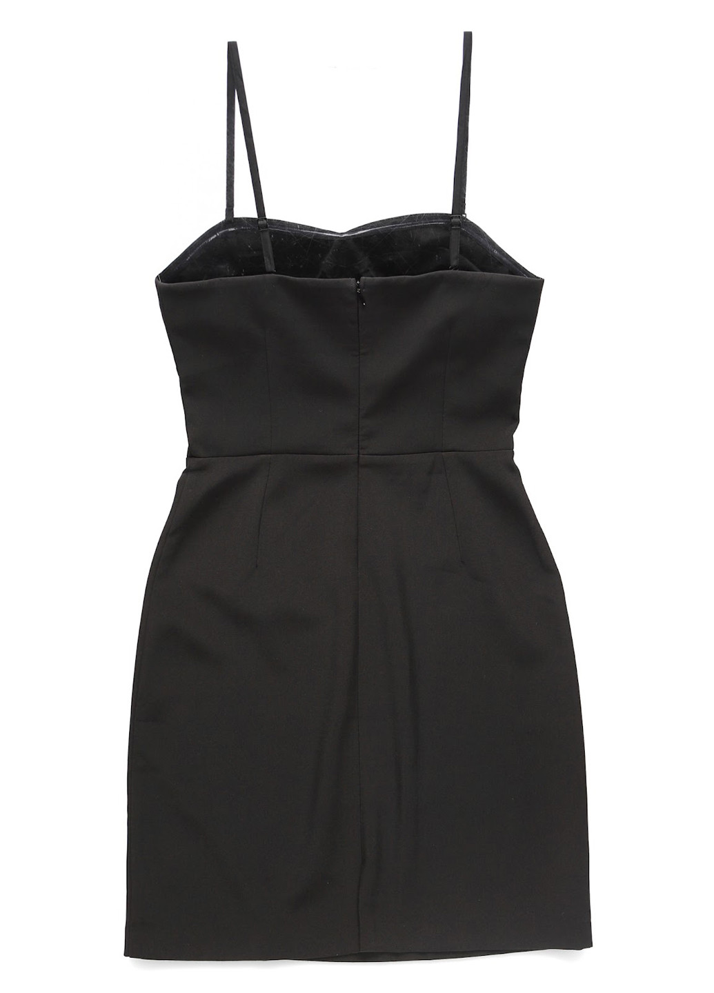 Черное вечернее платье футляр Vila однотонное