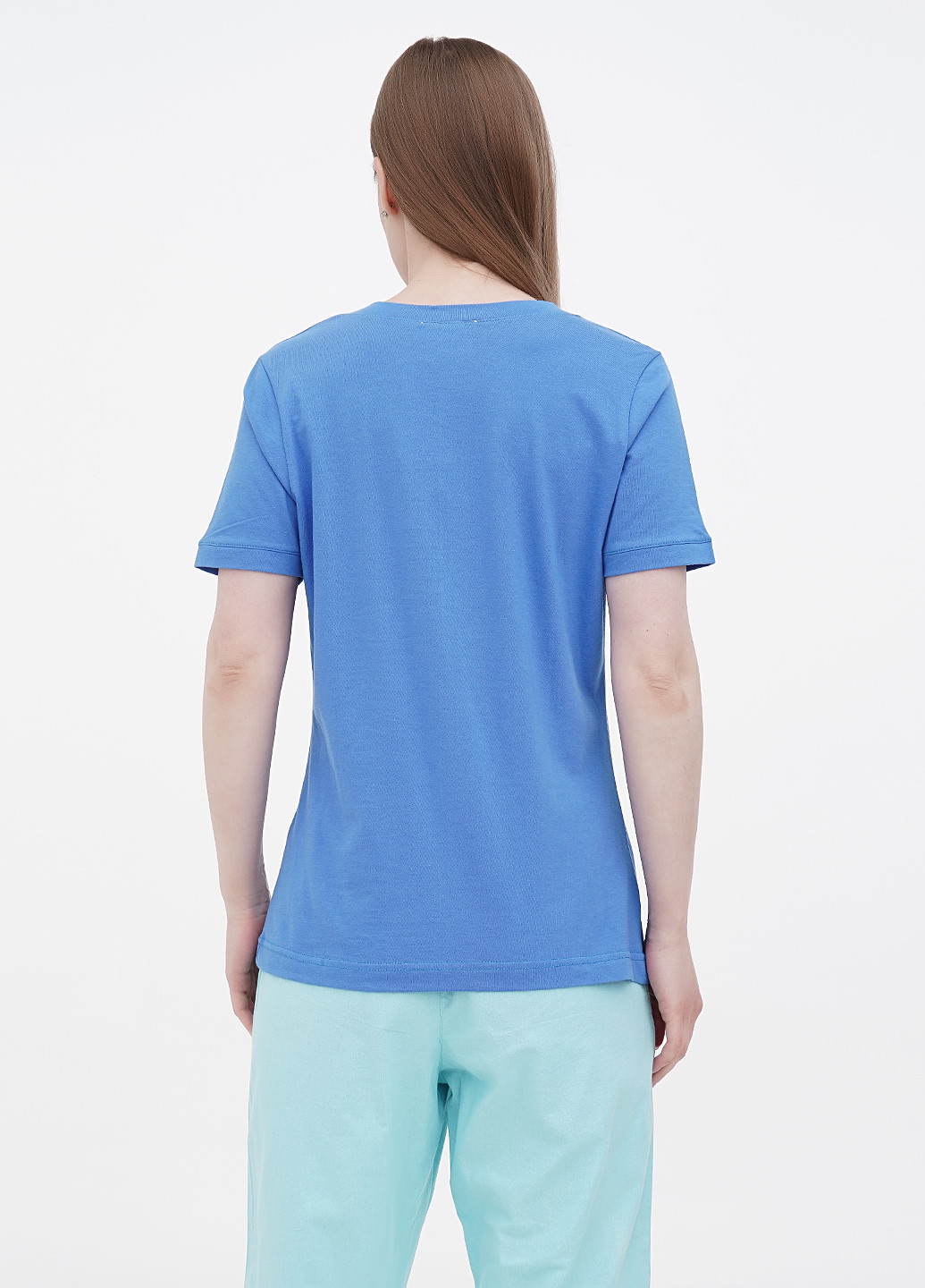 Блакитна літня футболка Minus