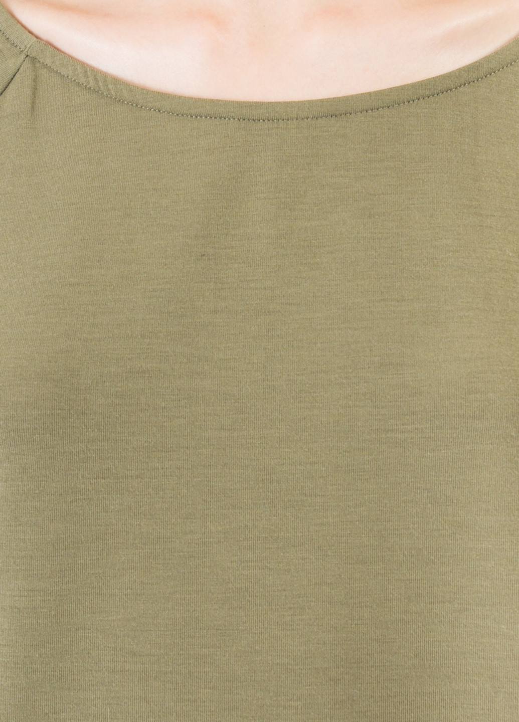 Хаки (оливковая) летняя футболка Vila