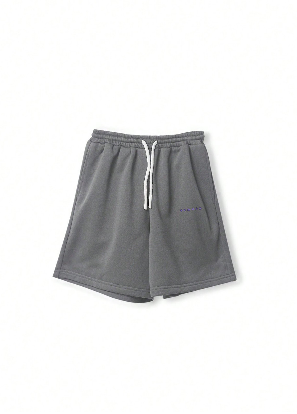 Темно-сірий літній костюм (футболка, шорти) SHEIN