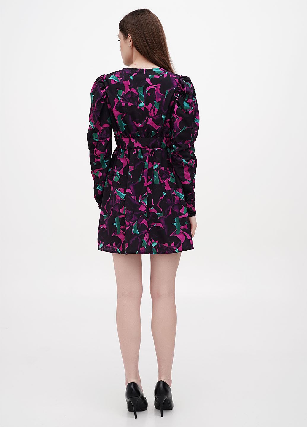 Комбінована кежуал сукня Nasty Gal з абстрактним візерунком