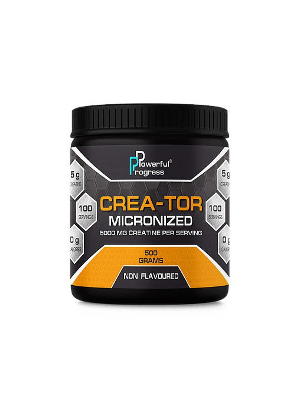 Креатин моногідрат Crea-Tor Micronized (500 г) паверфул прогрес unflavored Powerful Progress (255279618)