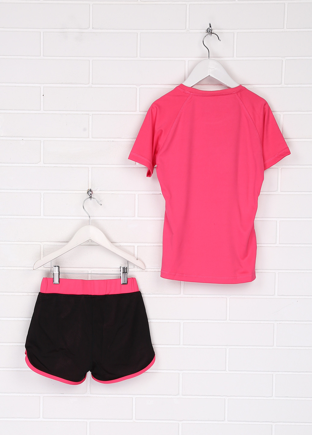Рожевий літній костюм (футболка, шорти) Crane
