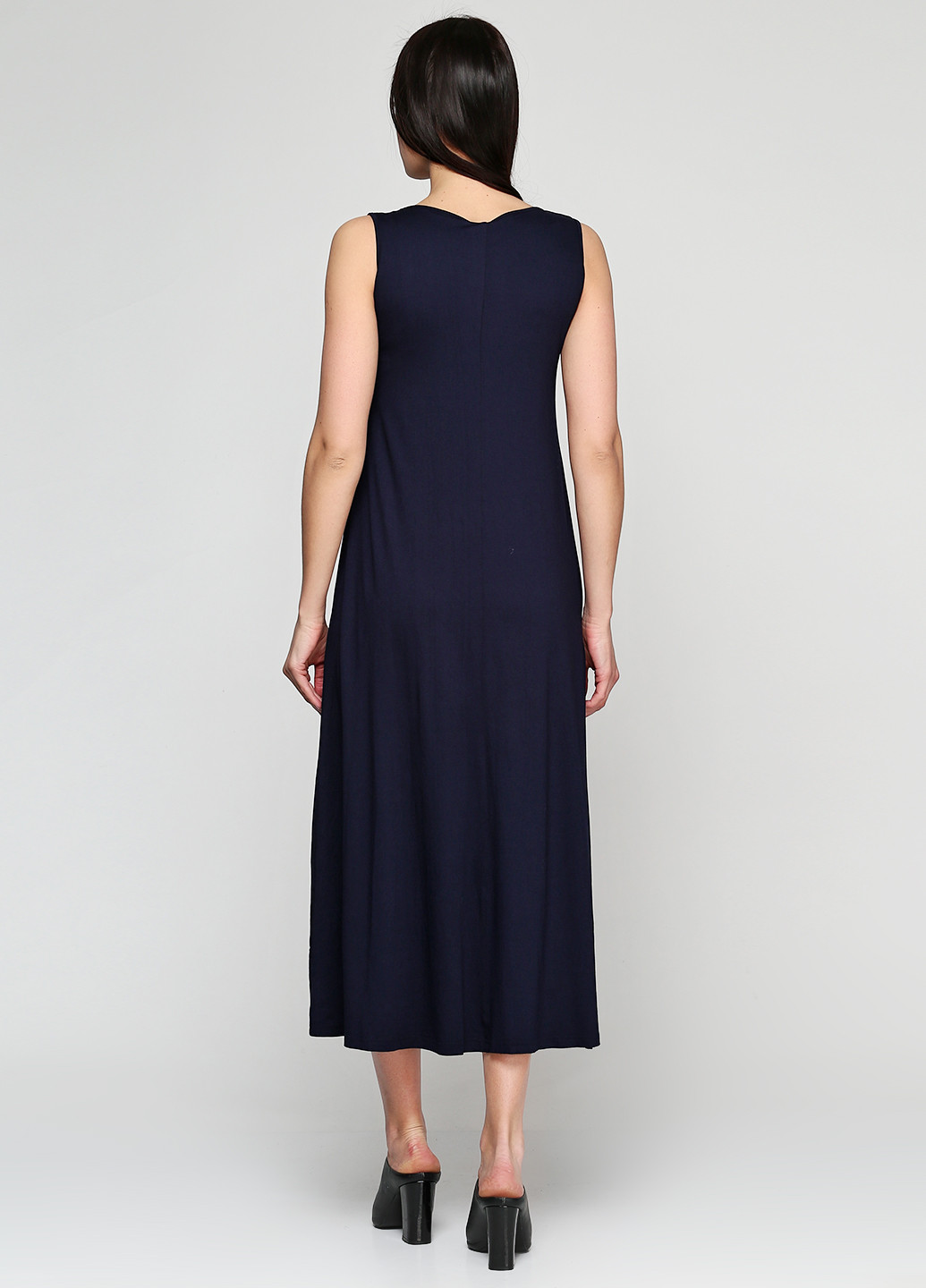 Темно-синее кэжуал платье MR 520