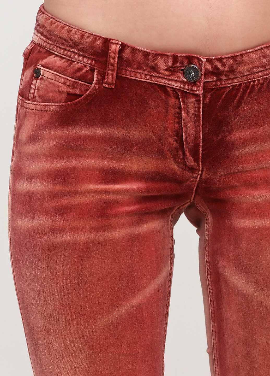 Коричневые кэжуал демисезонные зауженные брюки Tom Tailor