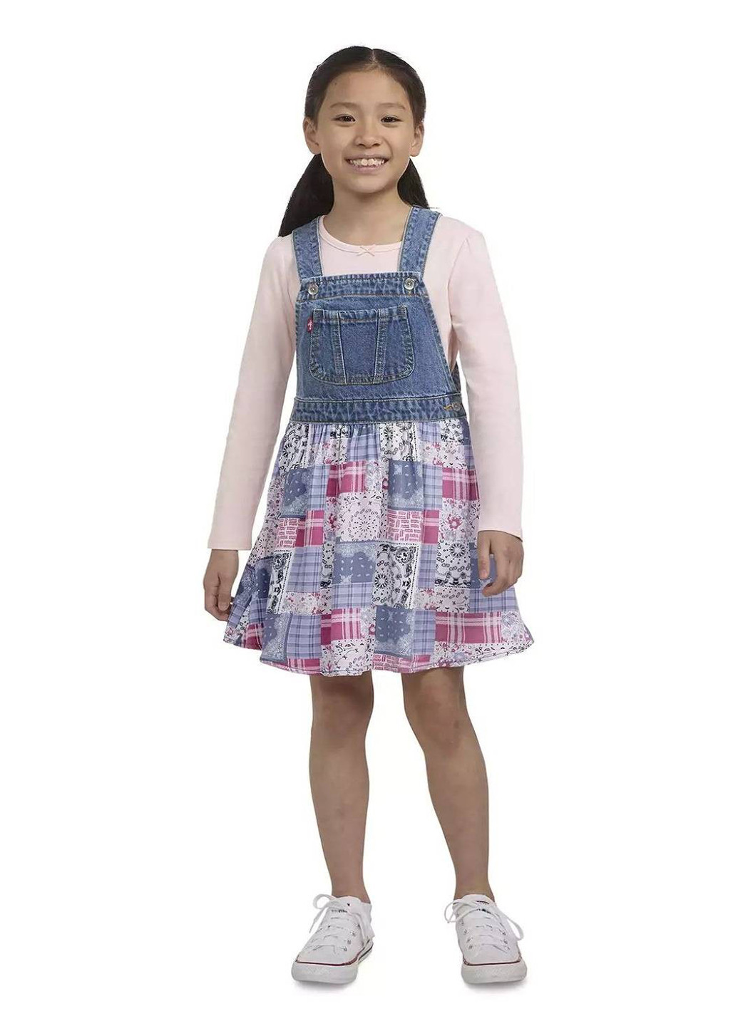 Комбінований демісезонний комплект (лонгслів, сарафан) Levi's