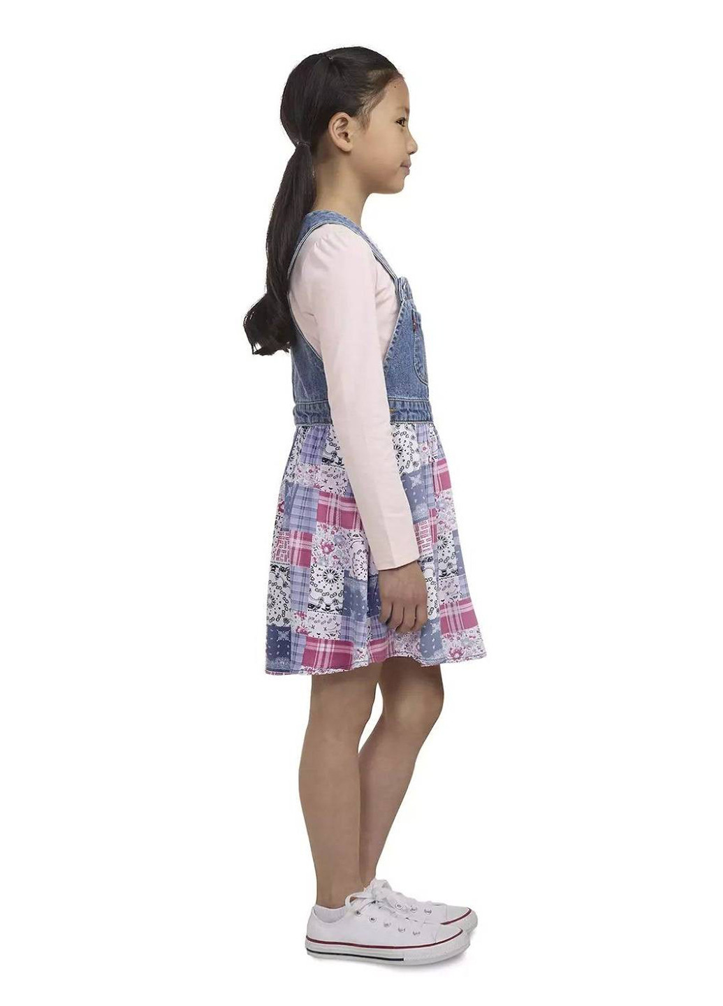 Комбінований демісезонний комплект (лонгслів, сарафан) Levi's