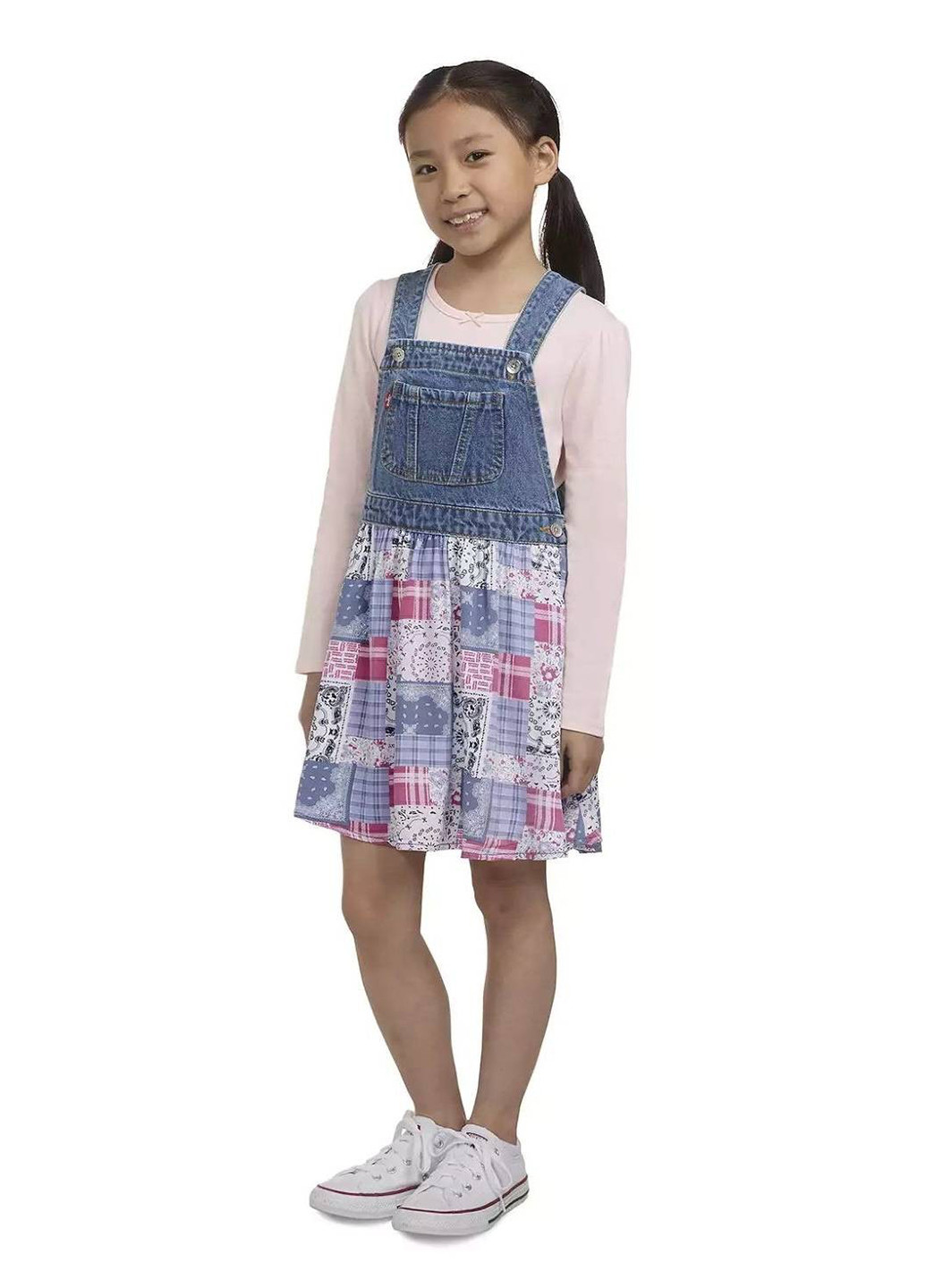 Комбінований демісезонний комплект (лонгслів, сарафан) Levi's