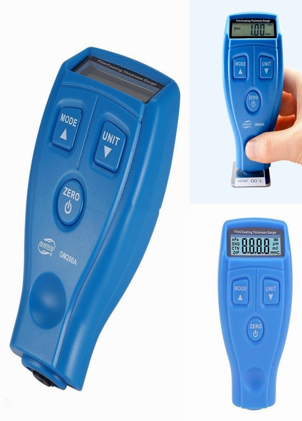 Автомобильный толщиномер измеритель лакокрасочного покрытия и краски цифровой G-M20A (741125665) Francesco Marconi (215796332)