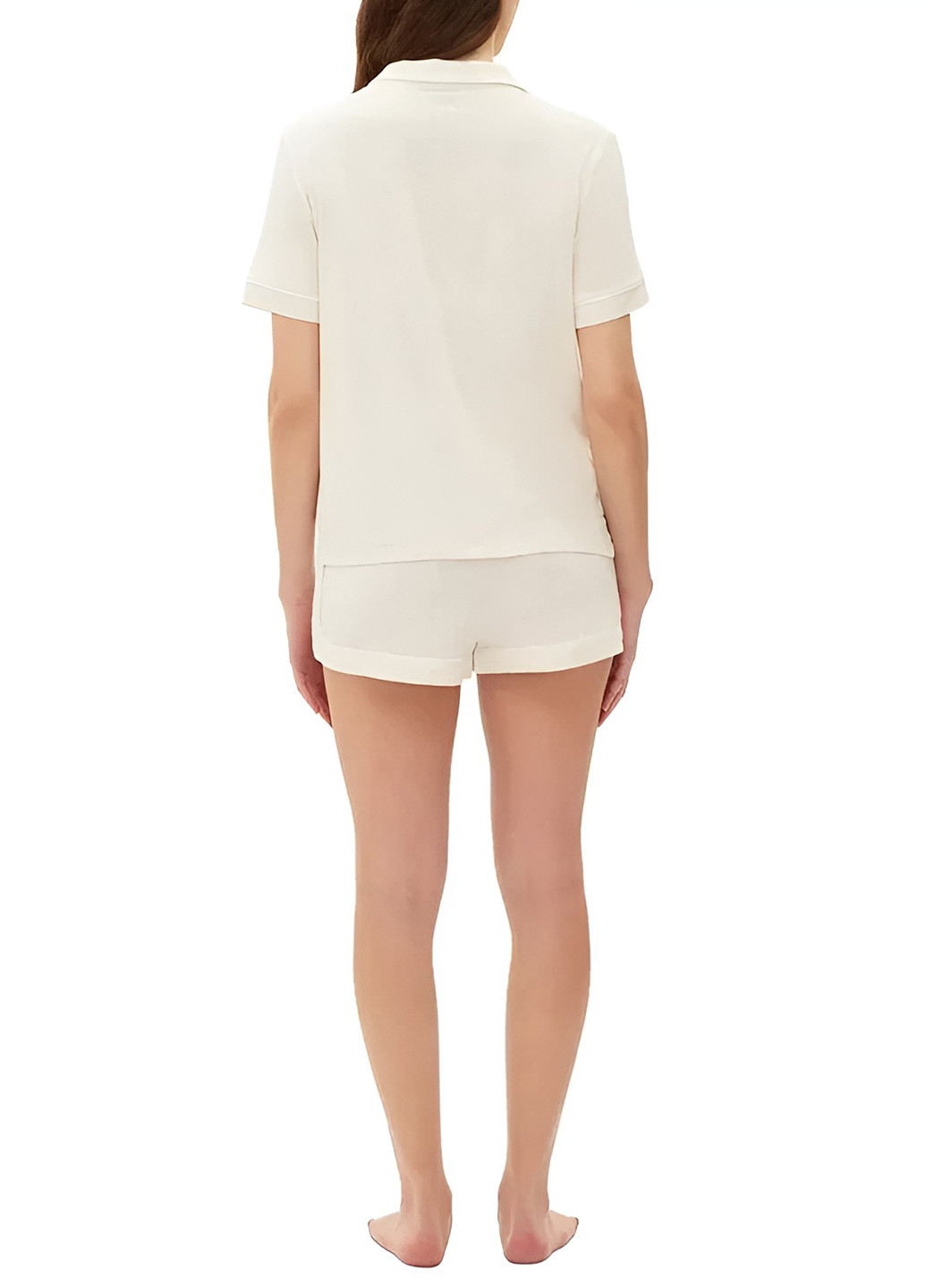 Молочная всесезон пижама (рубашка, шорты) рубашка + шорты Gap