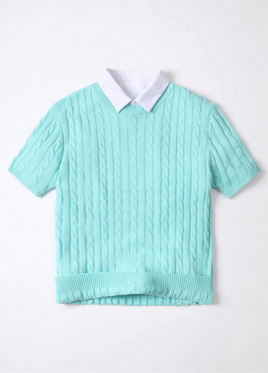 Бірюзовий демісезонний джемпер джемпер SHEIN