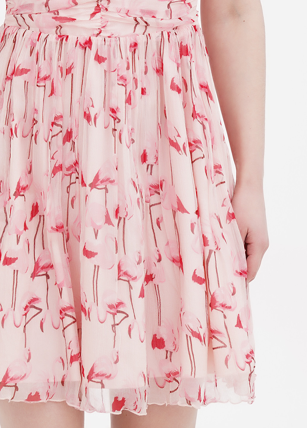 Рожева кежуал сукня кльош Made in Italy фламінго