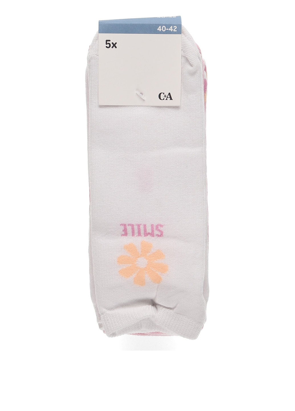 Комбинированные носки (5 пар) C&A рисунки (322933796)