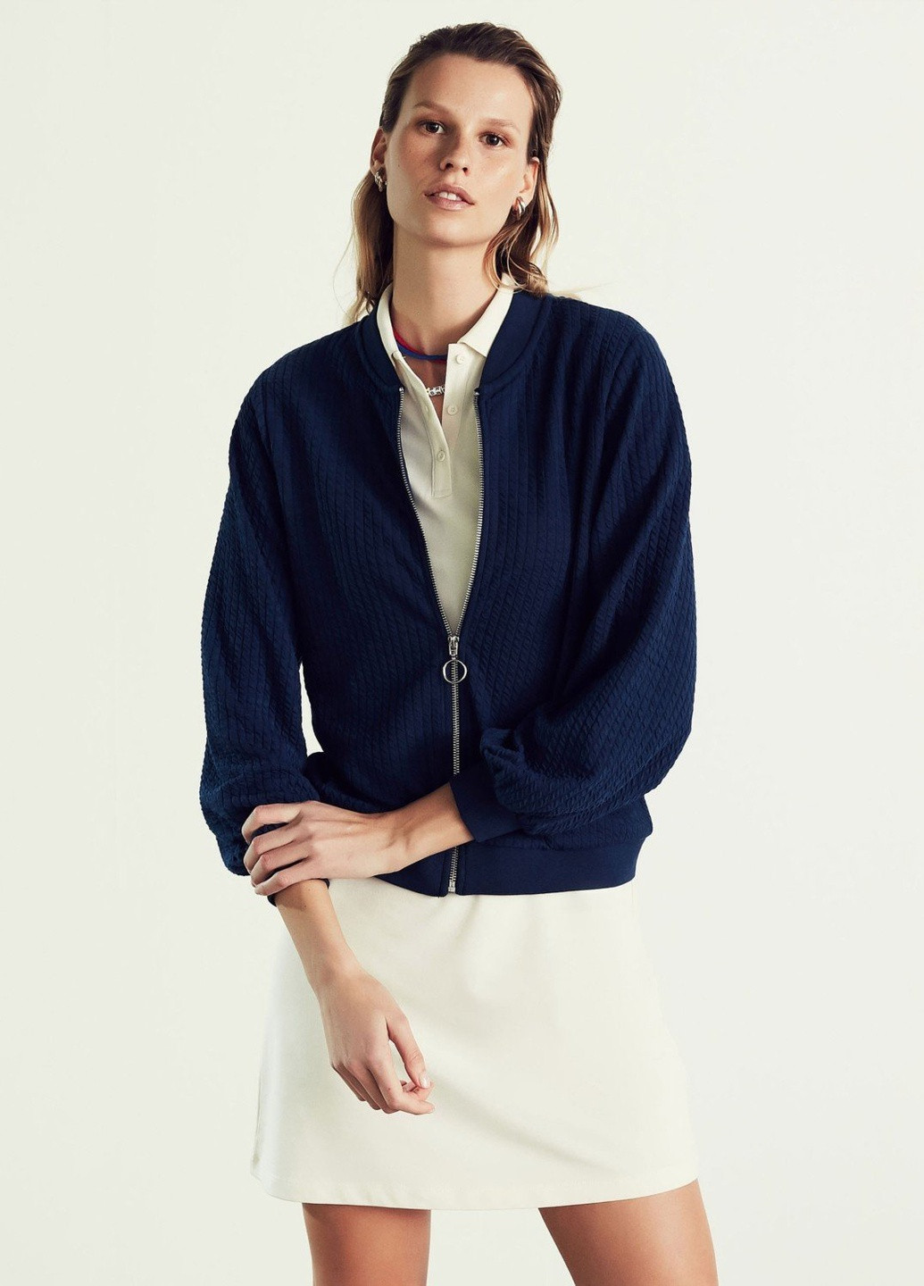 Синяя демисезонная куртка Mudo