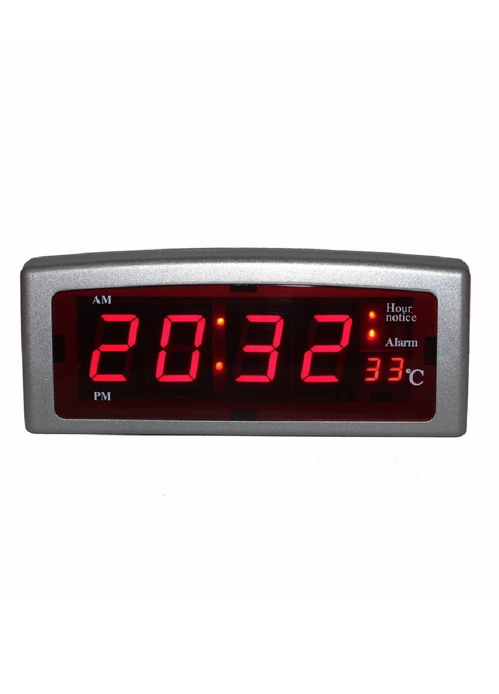 Електронний цифровий настільний годинник з червоним LED підсвічуванням будильник температура (472943-Prob) Francesco Marconi (252564704)