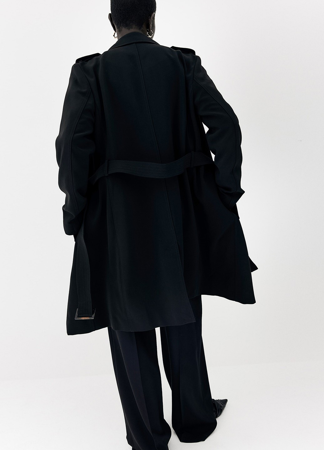 Плащ H&M тренчкот на гудзиках демісезон (365716968)