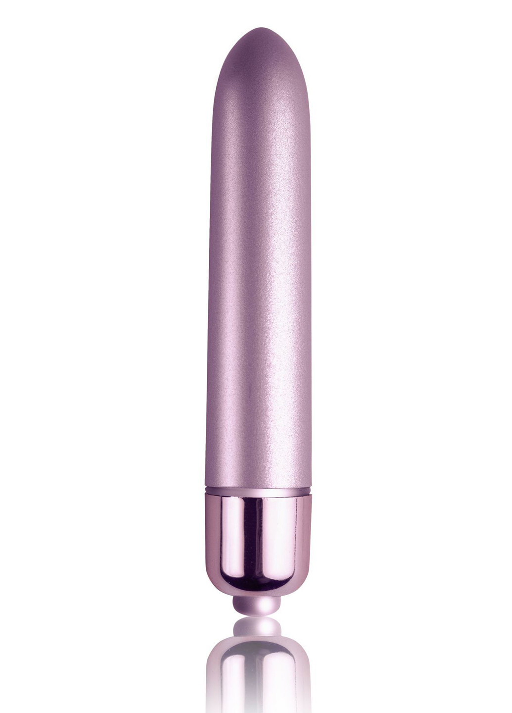 Вібропуля RO-90mm Touch of Velvet Soft Lilac матова, 10 режимів роботи, на батарейці Rocks-Off (254150634)
