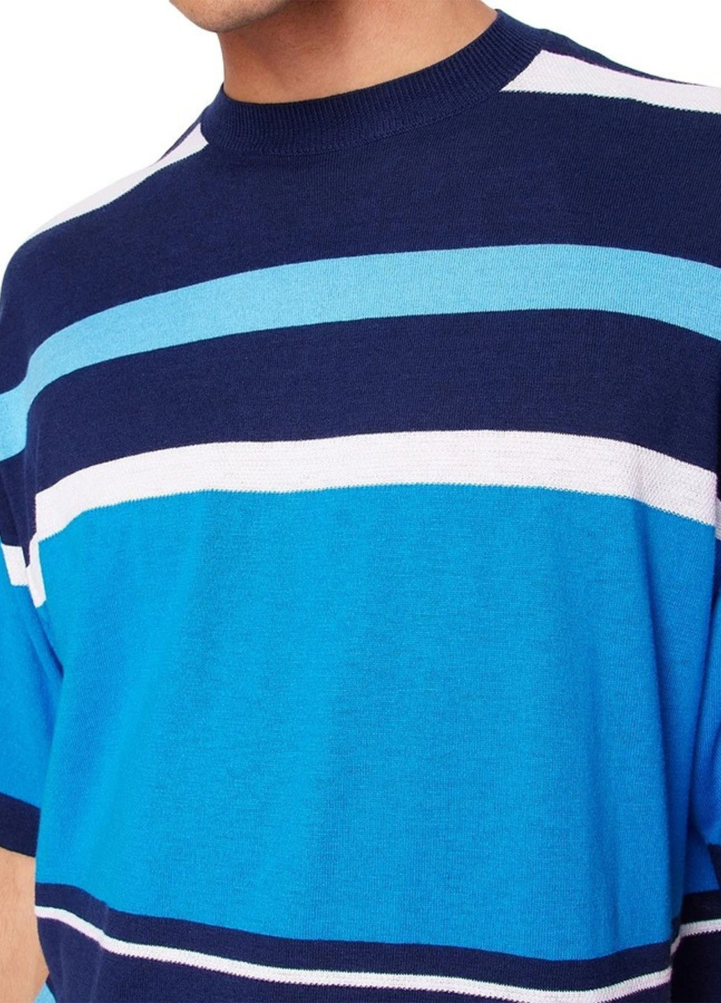 Синяя футболка Armani Exchange