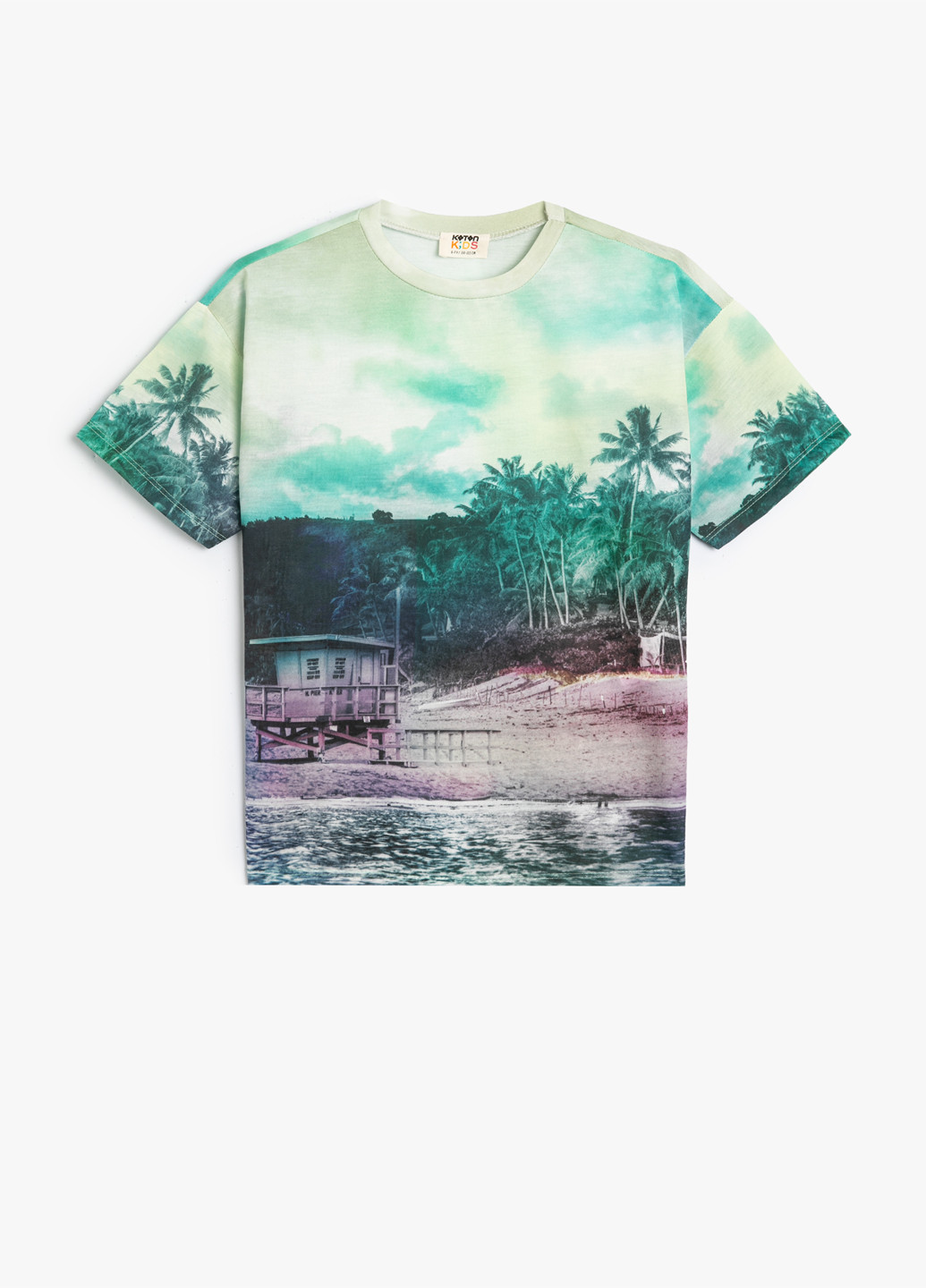 Комбінована літня футболка KOTON