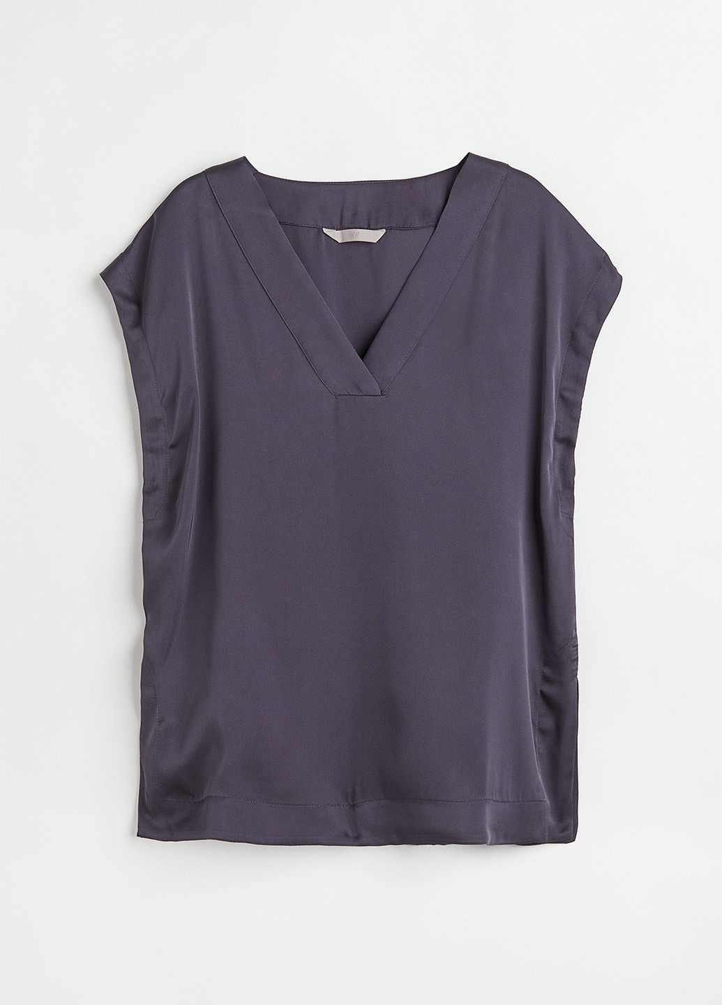 Темно-серая летняя блуза H&M