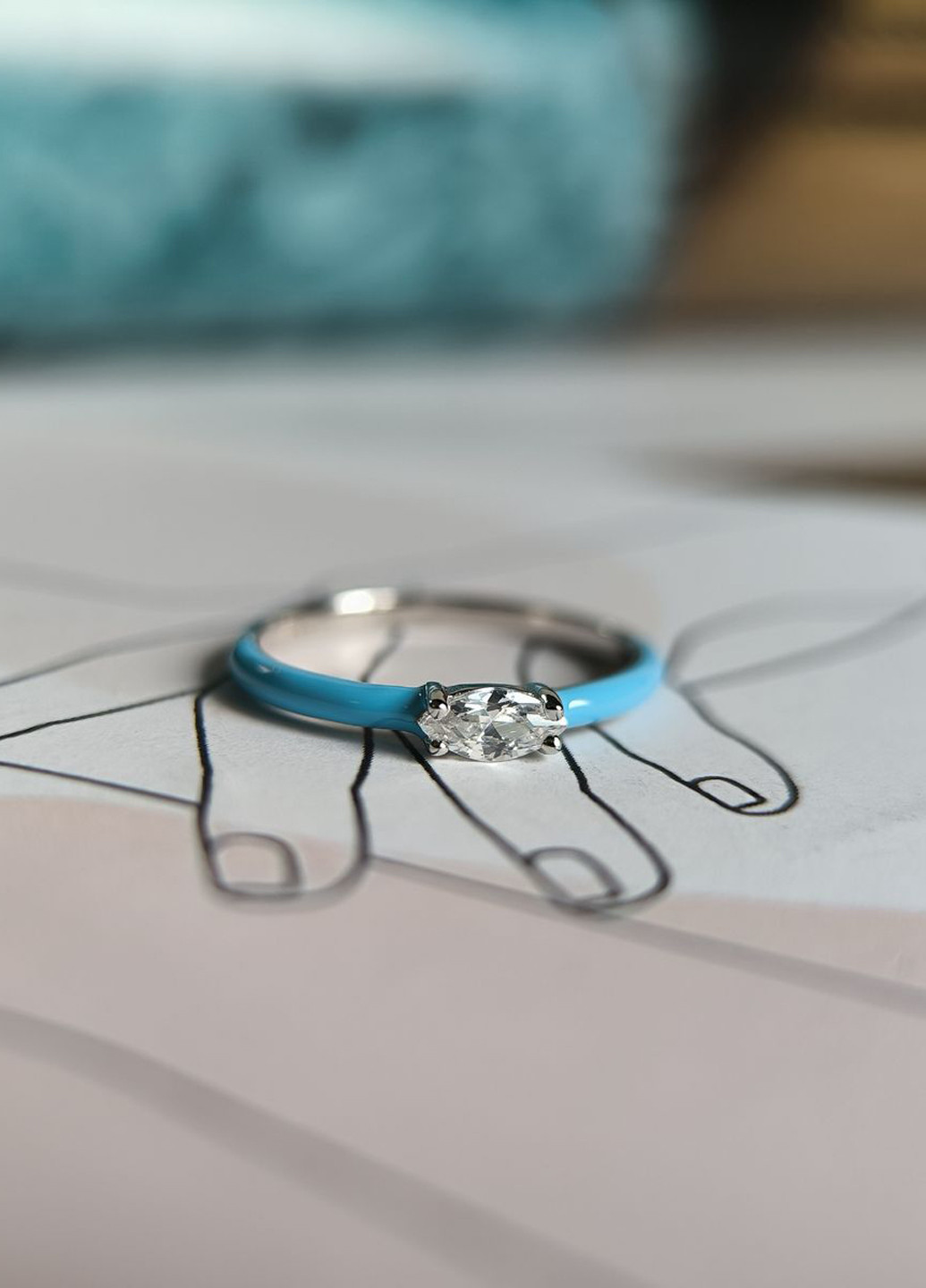 Кольцо Silver Flame (350941438)