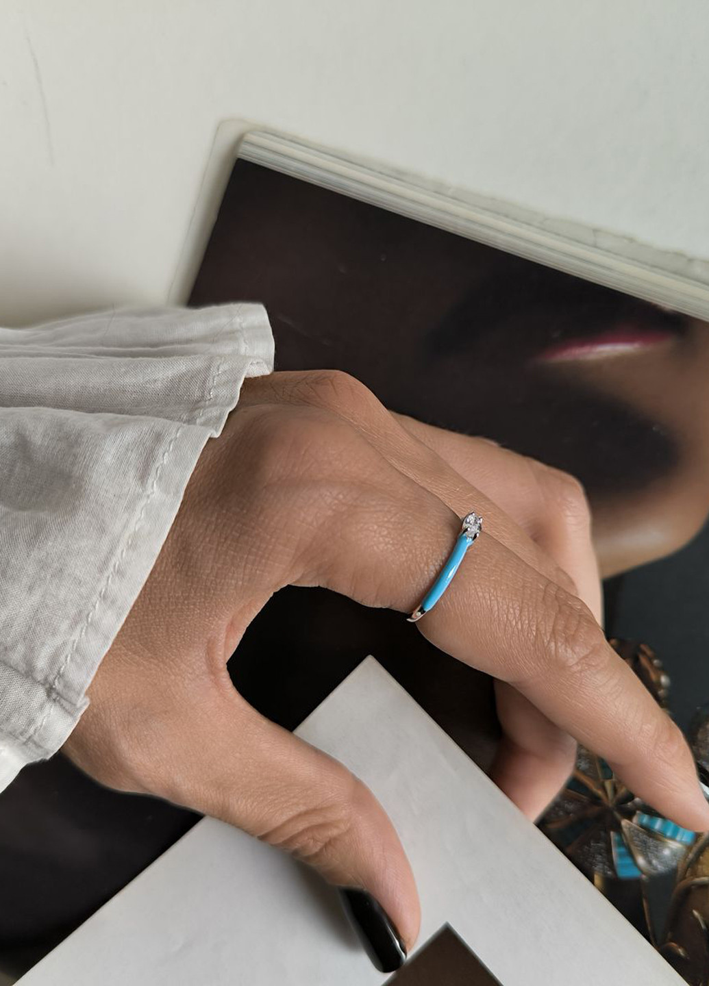 Кольцо Silver Flame (350941438)