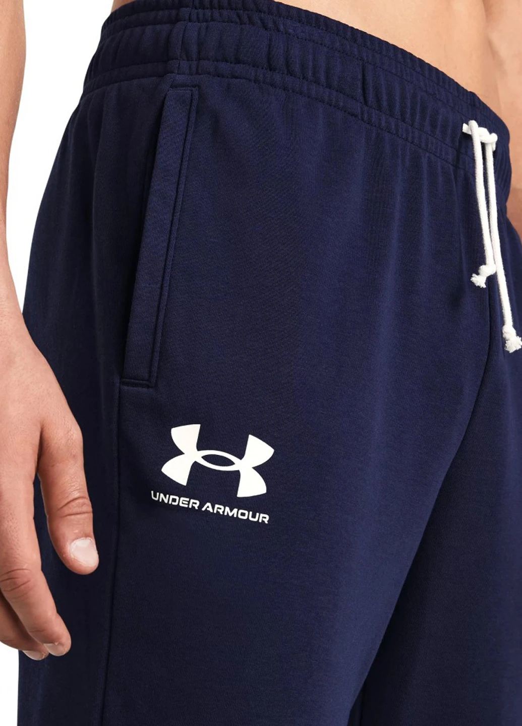 Синие кэжуал, спортивные демисезонные джоггеры брюки Under Armour