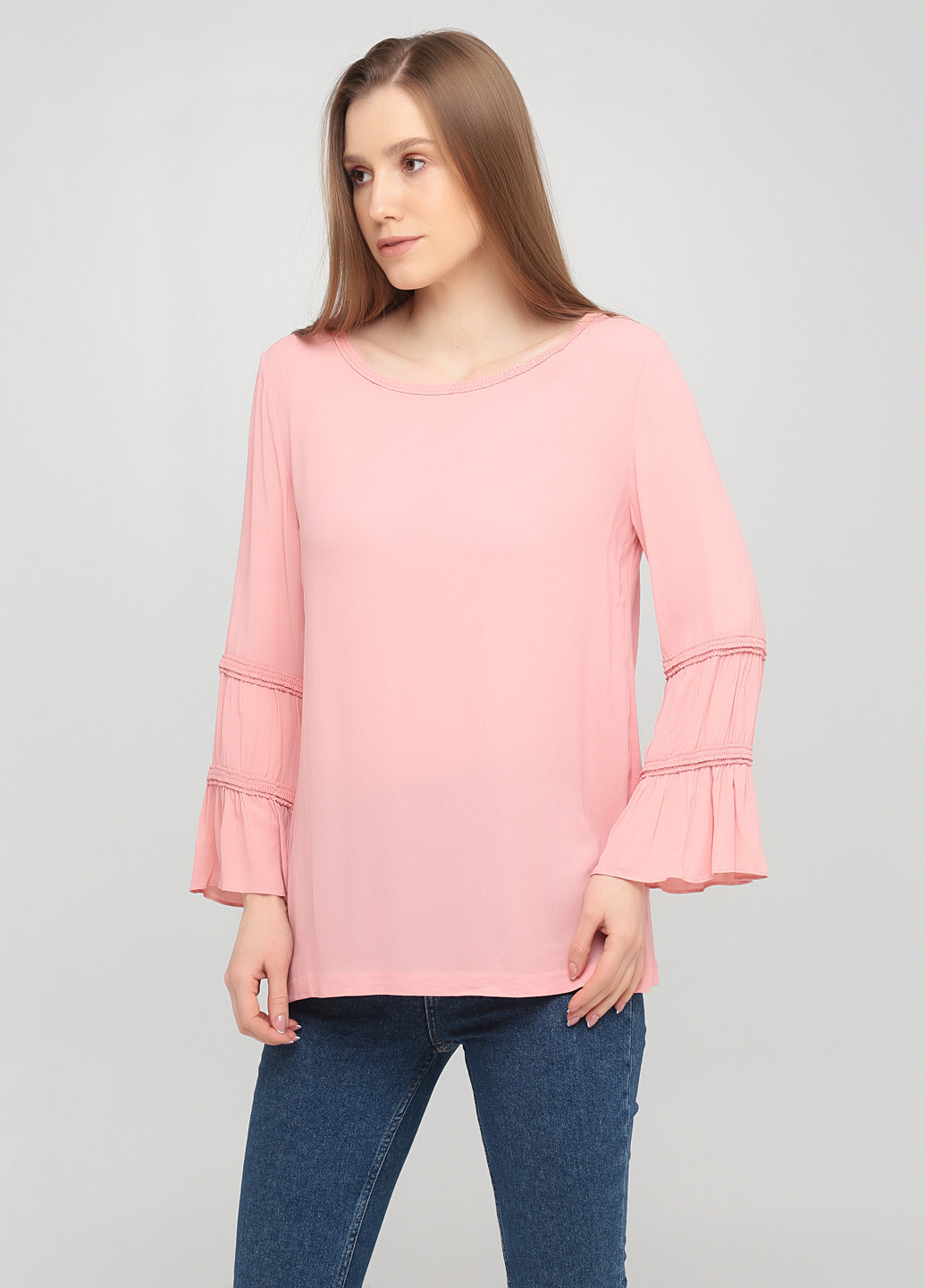 Рожева демісезонна блуза Massimo Dutti