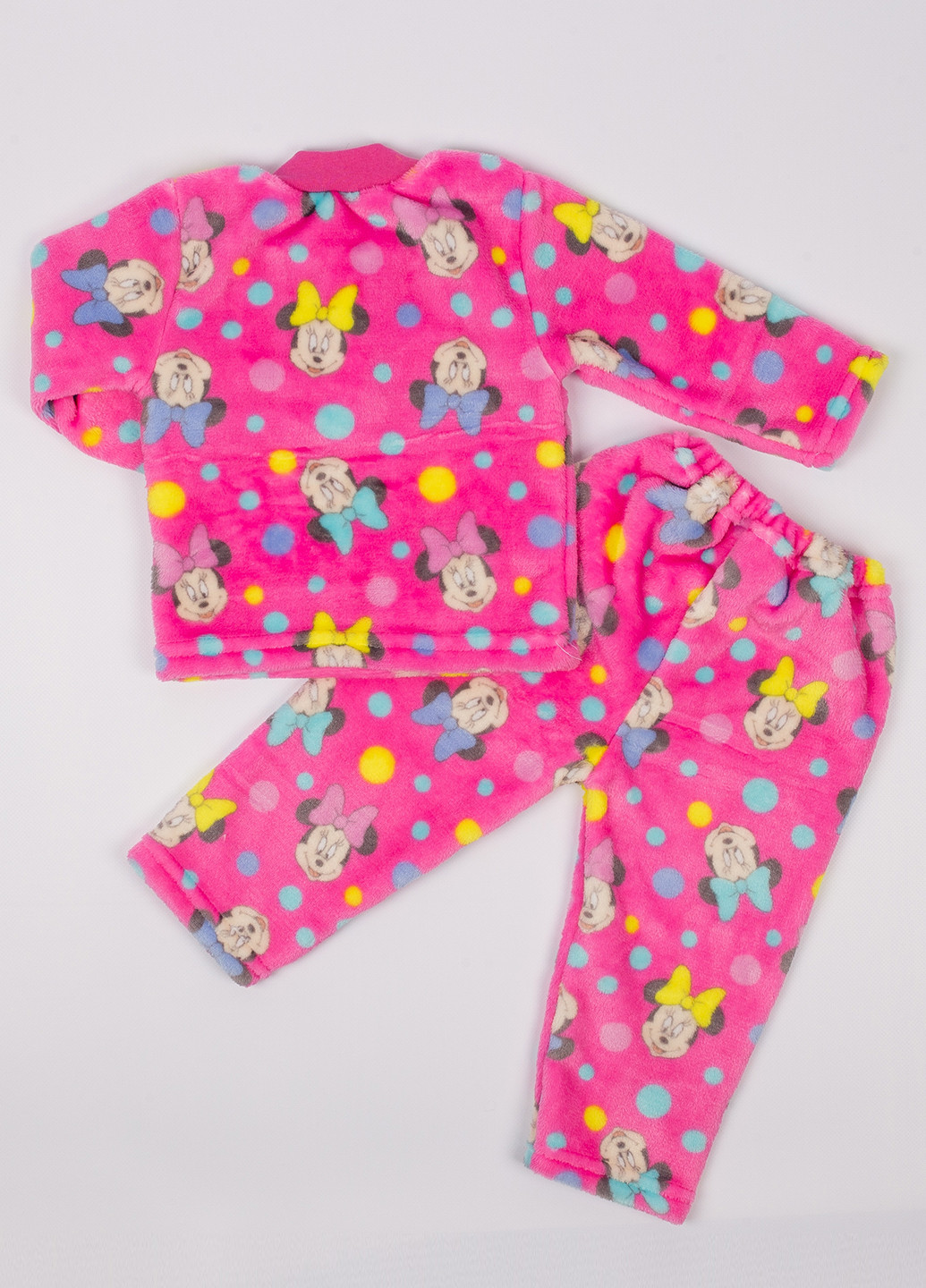 Розовая всесезон пижама (кофта, брюки) кофта + брюки Пташка текстиль
