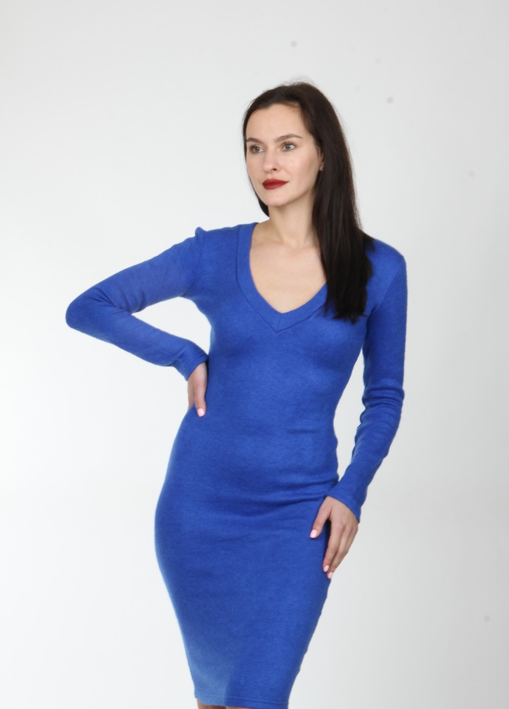 Синее кэжуал платье Mtp однотонное