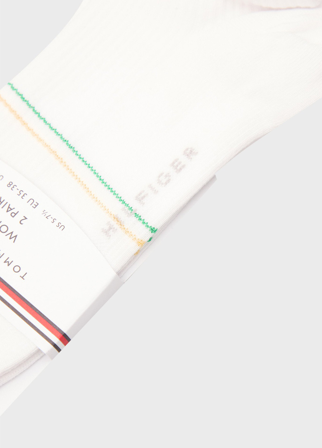 Білі носки (2 пари) Tommy Hilfiger логотипи (343745275)