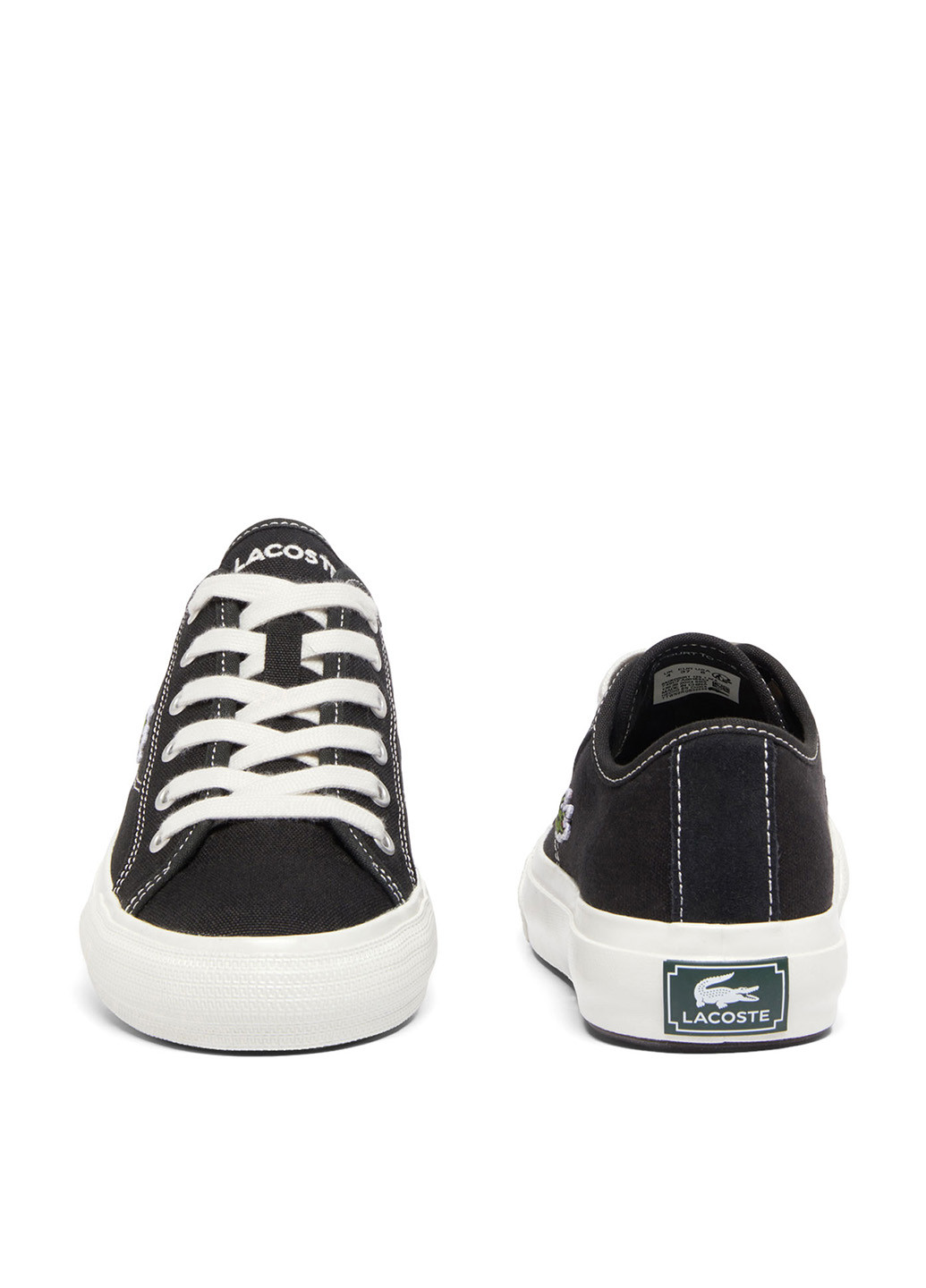 Чорні кеди Lacoste
